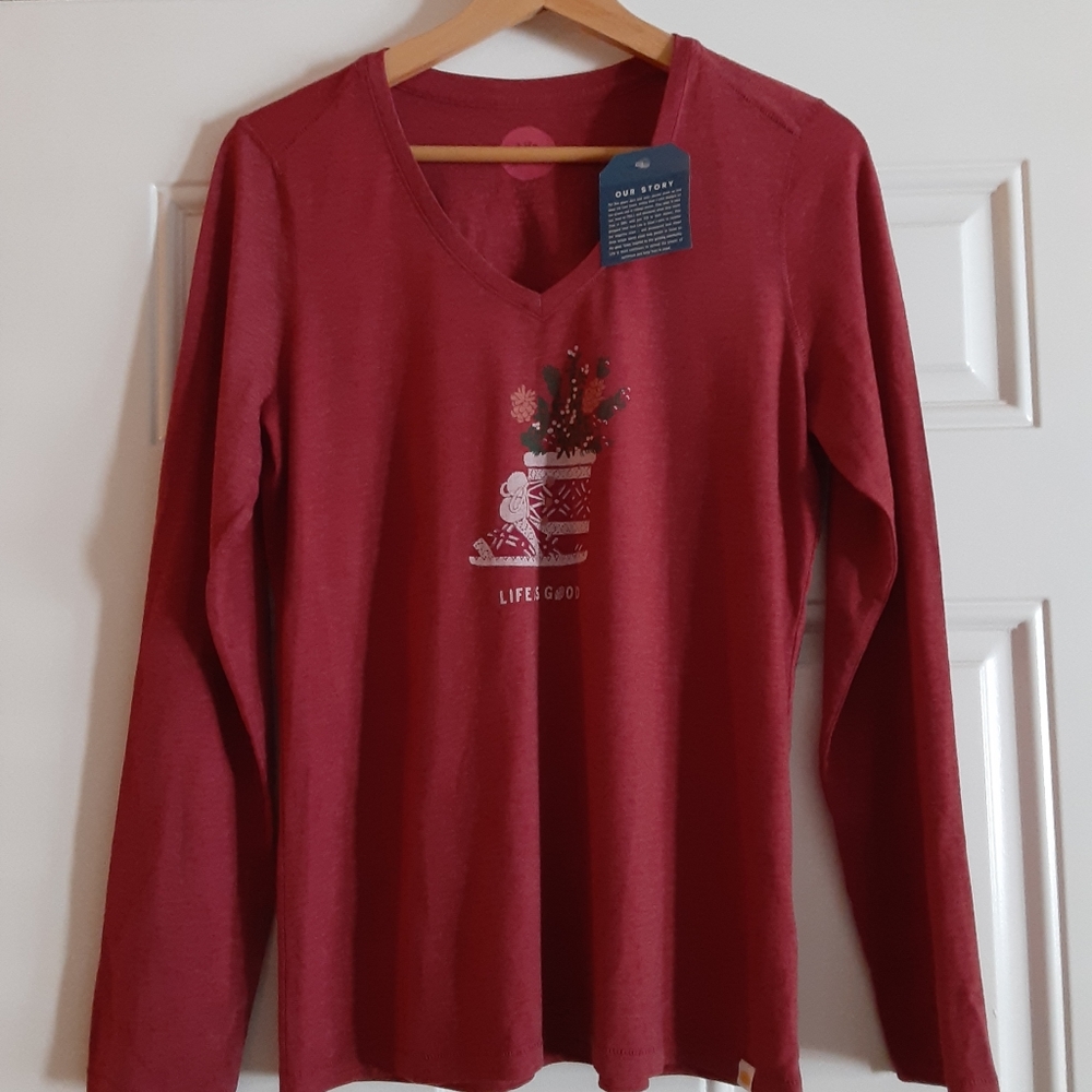 Life is Good Christmas Long Sleeve